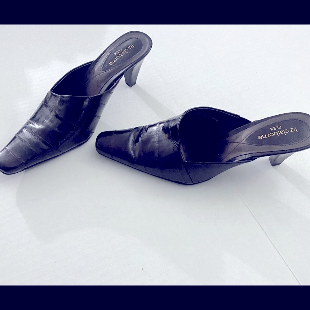 Liz Claiborne pointy mules